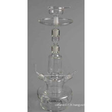 Big Hand Made Glass Water Pipe Shisha en verre avec des boîtes en plumes High Qualtiy Hookah